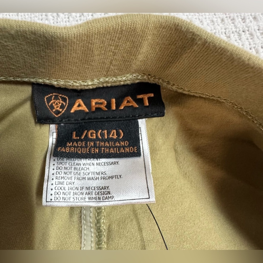 Ariat Equistar Knee Patch Pull On Jods. kid.girl - Picture 5 of 13